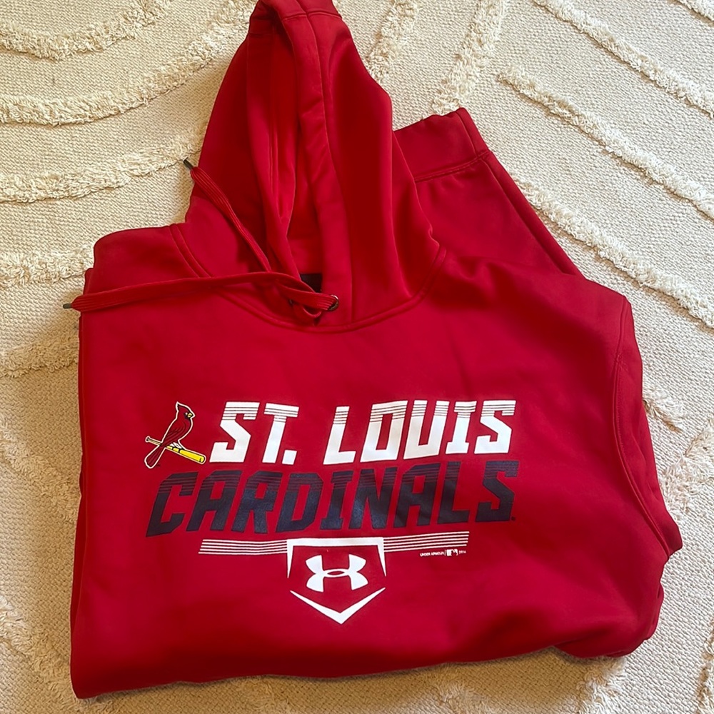 Men’s Under Armour Red St. Louis Cardinals Hoodie XL
